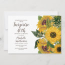 Buscar o del girasol invitaciones 40 cumpleaños Botánico
