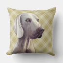 Buscar perro del weimaraner cojines Gris