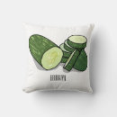 Buscar frutas y verduras cojines Pepino