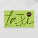 Buscar taxi driver tarjetas de visita Chofer