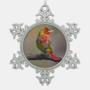Buscar escarlata adornos Pájaro