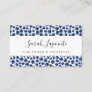 Buscar mermelada tarjetas de visita Bayas