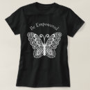 Buscar mariposas blancas y negras camisetas Blanco