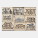 Buscar arquitectura papel de regalo Vintage