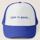Buscar azul de la piscina gorras Divertido