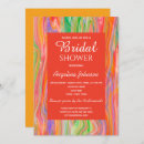 Buscar coral rojo invitaciones Naranja