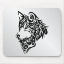 Buscar lobo negro alfombrillas de raton Animal