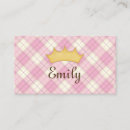 Buscar princesa rosada tarjetas de visita Real
