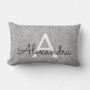 Buscar chispas de la plata cojines Elegante