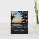 Buscar acampada tarjetas Puesta de sol