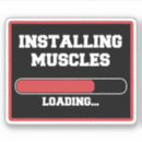 Buscar músculo pegatinas 1 º gimnasia