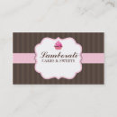 Buscar torta la taza de tarjetas de visita Panadería