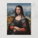 Buscar la gioconda postales Mujer