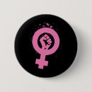 Buscar símbolo del feminismo chapas Femenino