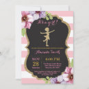 Buscar bailarina invitaciones Tutu lindo