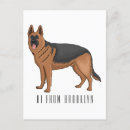 Buscar perro de pastor alemán postales Alsaciano