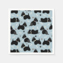 Buscar escocesas servilletas Scottish terrier