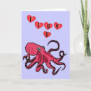 Buscar pulpo lindo tarjetas Amor