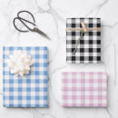 Buscar costura papel de regalo Gingham