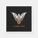 Buscar alas servilletas Negro