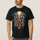 Buscar el amor nunca falla camisetas Dios