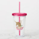 Buscar del unicornio los niños vasos Rosa