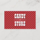 Buscar tienda del caramelo tarjetas de visita Caramelos