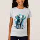 Buscar elefante azul camisetas Fresco