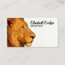 Buscar león tarjetas de visita General y unisex
