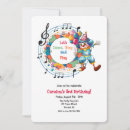 Buscar musical invitaciones de cumpleaños Para todos