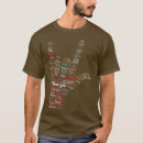 Buscar idiomas camisetas Lenguaje de signos