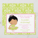 Buscar damasco verde invitaciones Chica