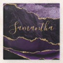 Buscar falso mármol posavasos Purpurina de oro