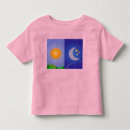 Buscar sol y luna camisetas Para niños