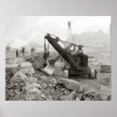 Buscar excavadoras posters Construcción