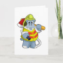 Buscar hachas tarjetas Bombero