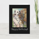 Buscar dálmata tarjetas Negro