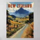 Buscar nueva zelanda arte Viaje retro