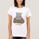 Buscar rinoceronte mujer camisetas Divertido