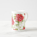 Buscar rosas rojos tazas Café