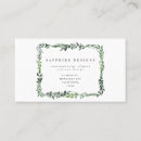 Buscar floral tarjetas de visita Acuarela