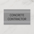 Buscar contratista concreto tarjetas de visita Estructura