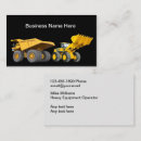 Buscar maquinaria tarjetas de visita Equipo