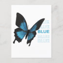 Buscar mariposa postales Azul