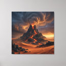 Buscar volcán lienzos Erupción