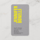 Buscar amarillo y gris tarjetas de visita Para ella
