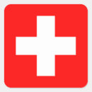 Buscar suiza pegatinas Blanco