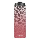 Buscar leopardo rosado tazas Monograma