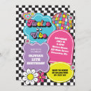 Buscar neón retro invitaciones 1 ᵉʳ bola