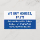 Buscar inversor tarjetas de visita Agente inmobiliario